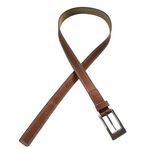 Rolfs Brown Full Grain Leather Belt, Women's Size Large